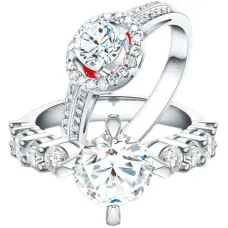 钻戒高价评估回收钻石戒指/收钻石首饰 回收二手一克拉dr钻戒